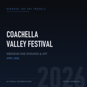 Coachella Valley Music Festival 2026 — Weekend One Grounds & Art Documentation