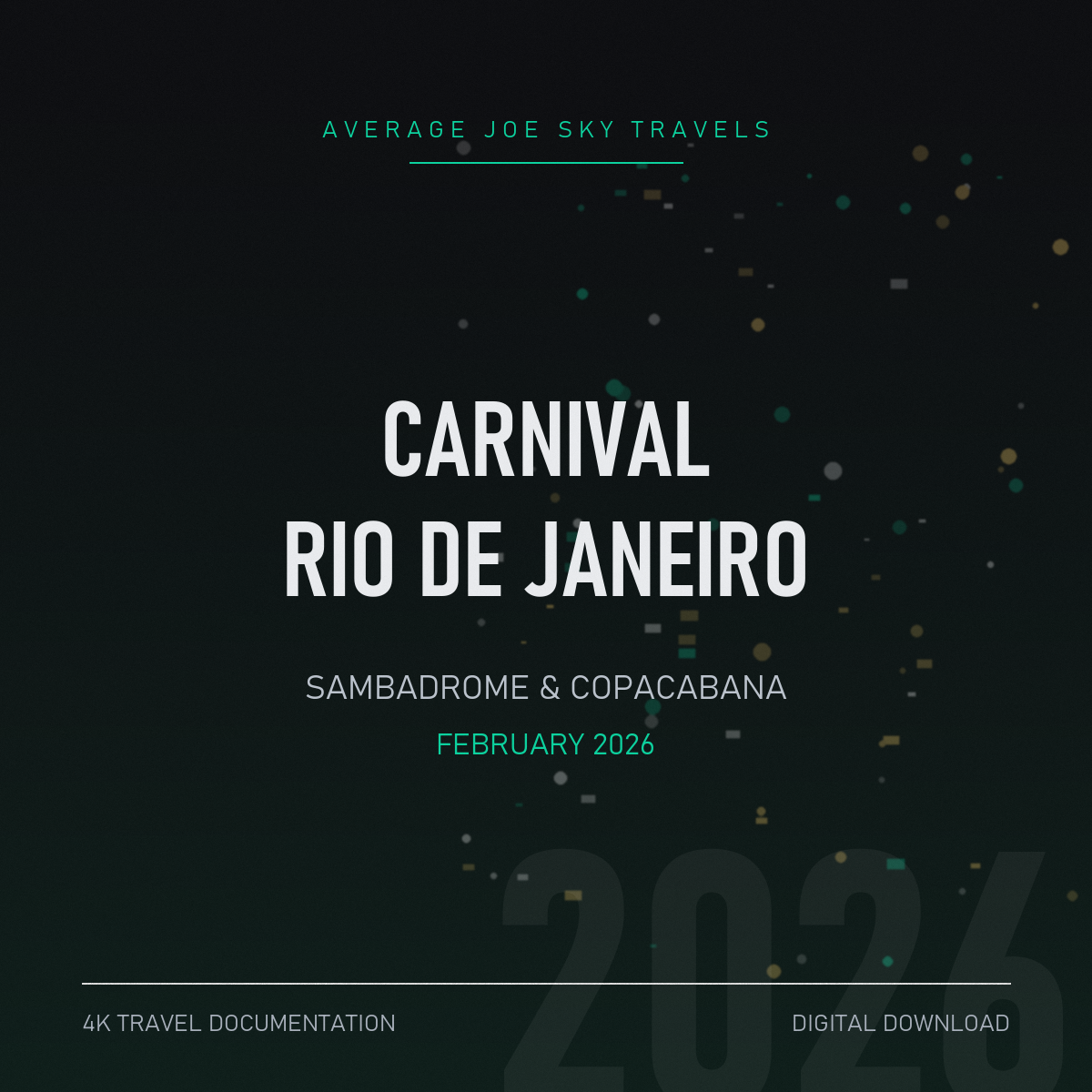 Rio Carnival 2026 β Sambadrome & Copacabana Coverage