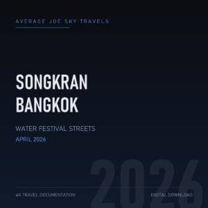 Songkran Festival Bangkok 2026 — Water Festival Street Documentation